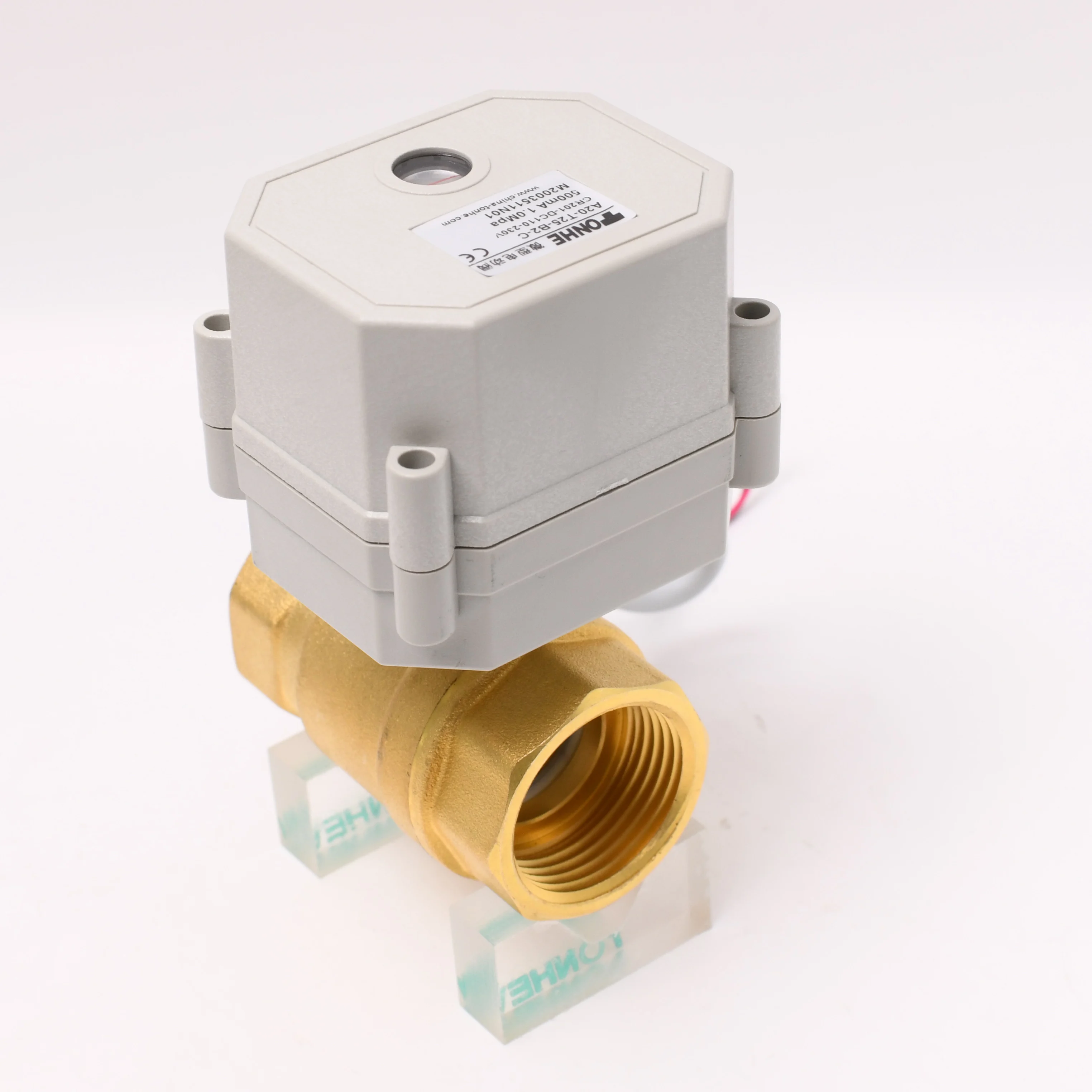 4-20mA 0-5V control signal 2 way DN25mm proportioning valve 1" inch brass motorized electric proportional valve
4-20mA 0-5V control signal 2 way DN25mm proportioning valve 1" inch brass motorized electric proportional valve