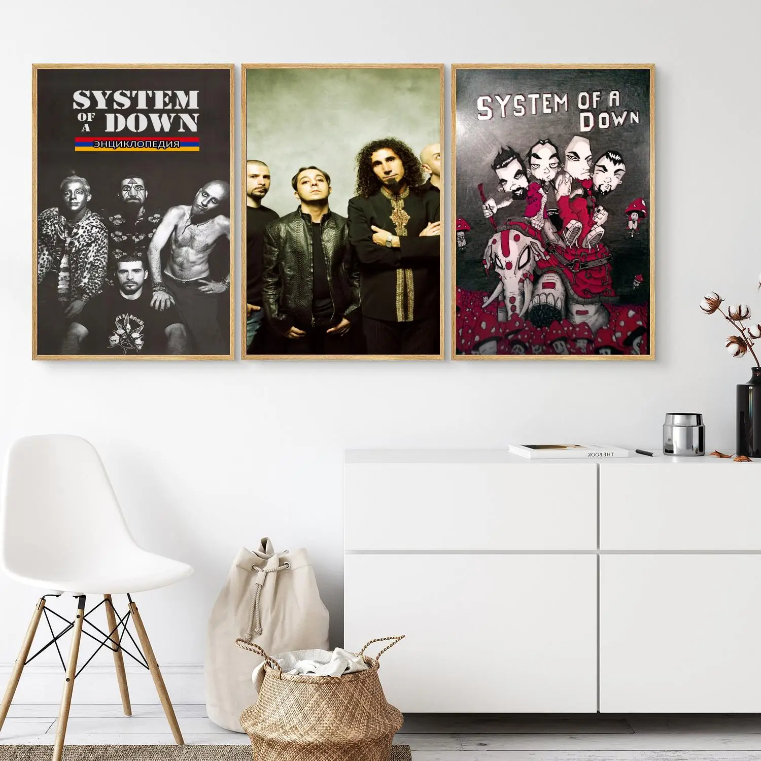 

System of a Down poster Poster Wall Art 24x36 Canvas Posters Decoration Art Personalized Gift Modern Family bedroom Painting