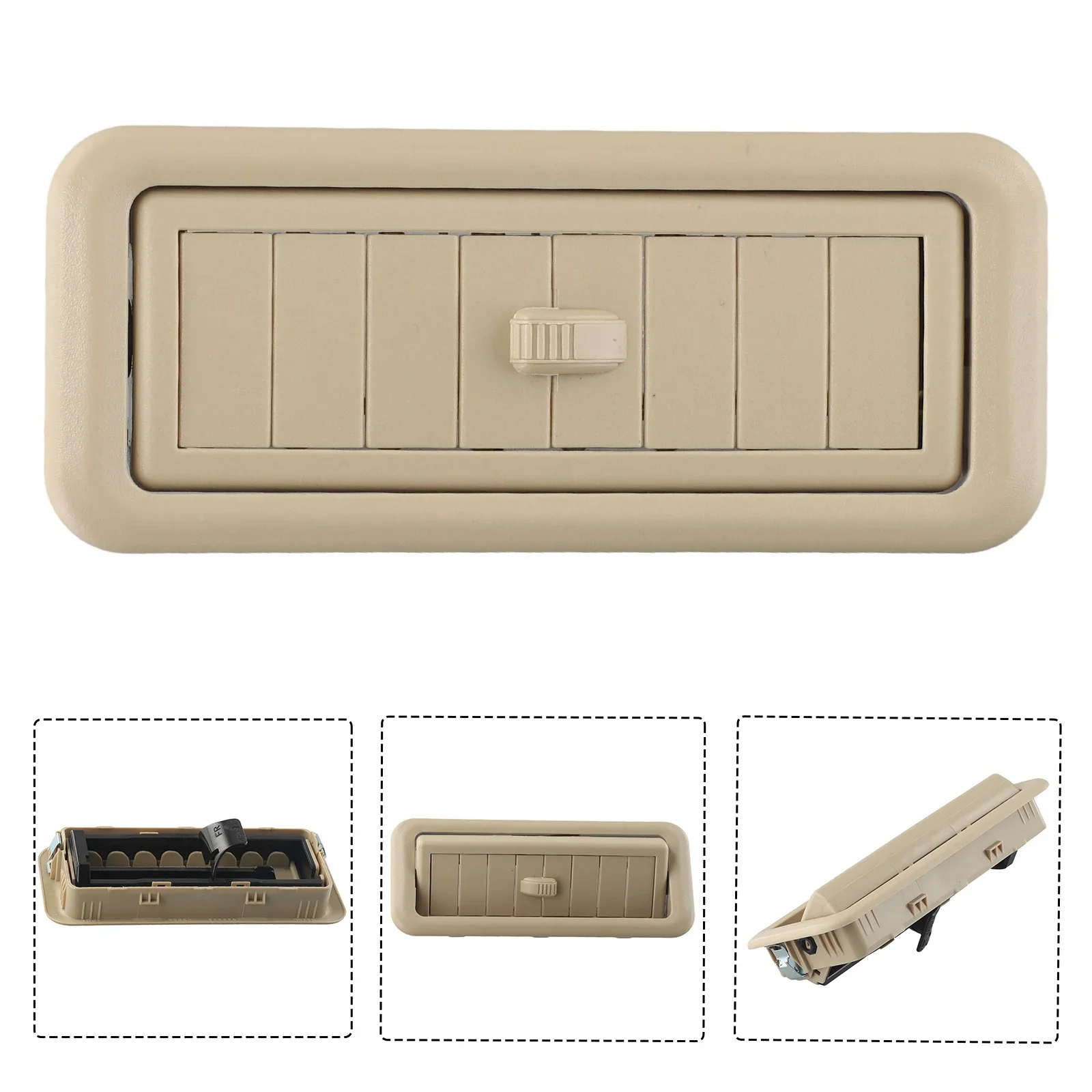 Car Interior Roof Top A/C Air Conditioner Vent For-Toyota-Land Cruiser Interior Roof For-Prado LC150 2010-2017 Grey Vent
Car Interior Roof Top A/C Air Conditioner Vent For-Toyota-Land Cruiser Interior Roof For-Prado LC150 2010-2017 Grey Vent