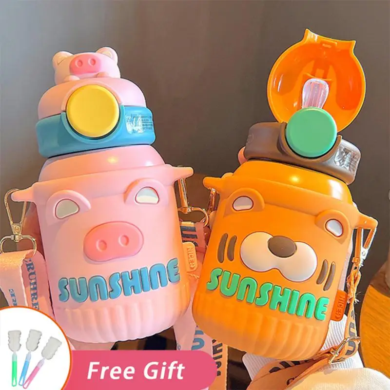 Creative Cartoon Vacuum Flasks Portable Insulation Straw Cup Cute Water Bottle 316 Stainless Steel Thermos Kawaii Child Tumbler
Creative Cartoon Vacuum Flasks Portable Insulation Straw Cup Cute Water Bottle 316 Stainless Steel Thermos Kawaii Child Tumbler