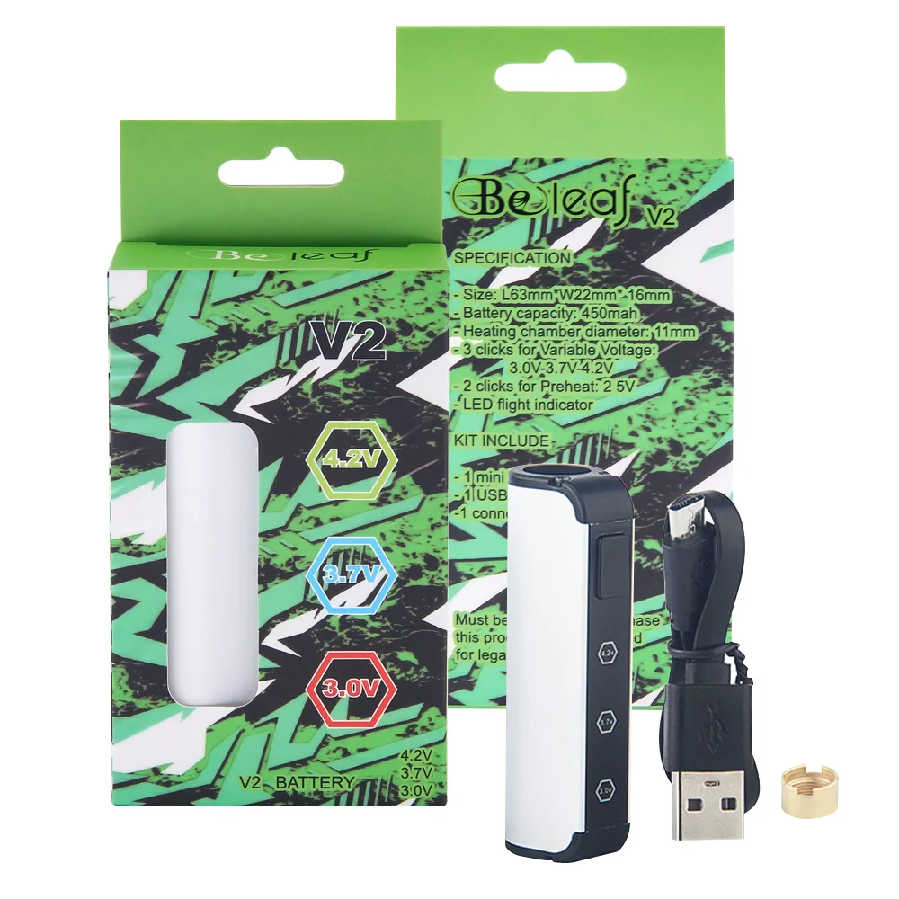 Authentic Vapor Beleaf V2 Kit E Cigarette Kits 500mAh VV Box Mod for Thick Oil Cartridge 0.5ml 1.0ml Vape Mod Kit
Authentic Vapor Beleaf V2 Kit E Cigarette Kits 500mAh VV Box Mod for Thick Oil Cartridge 0.5ml 1.0ml Vape Mod Kit