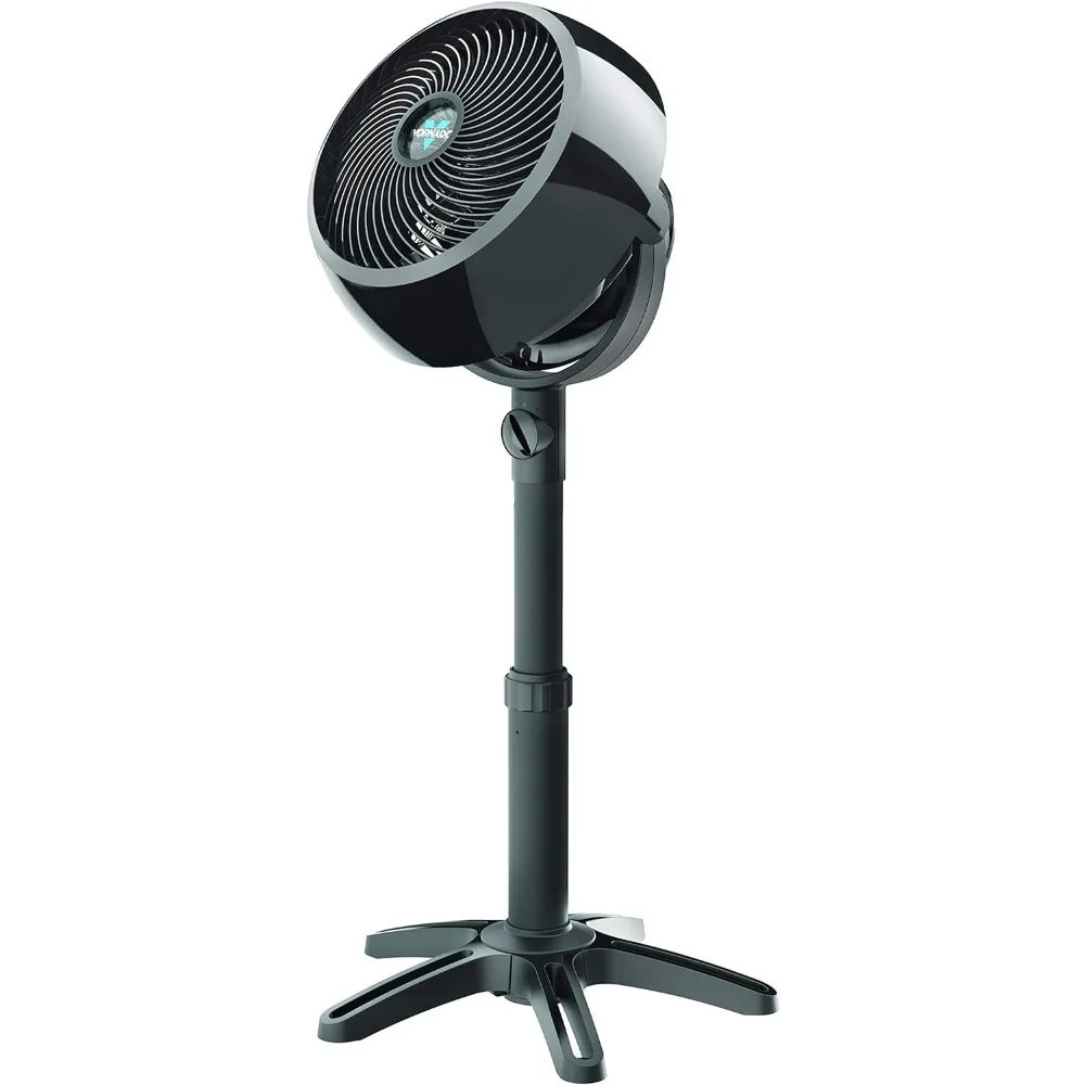 7803 Large Pedestal Whole Room Air Circulator Fan with Adjustable Height, 3 Speed Settings, Removable Grill for Cleaning, Black
7803 Large Pedestal Whole Room Air Circulator Fan with Adjustable Height, 3 Speed Settings, Removable Grill for Cleaning, Black