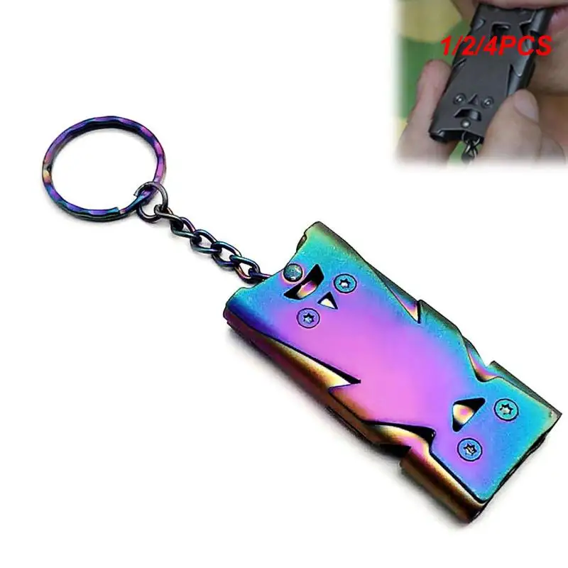 1/2/4PCS Portable Outdoor Whistle 180 High Decibels Triple Pipe Aluminum Alloy Stainless Camping Hiking Survival Cheerleading
1/2/4PCS Portable Outdoor Whistle 180 High Decibels Triple Pipe Aluminum Alloy Stainless Camping Hiking Survival Cheerleading