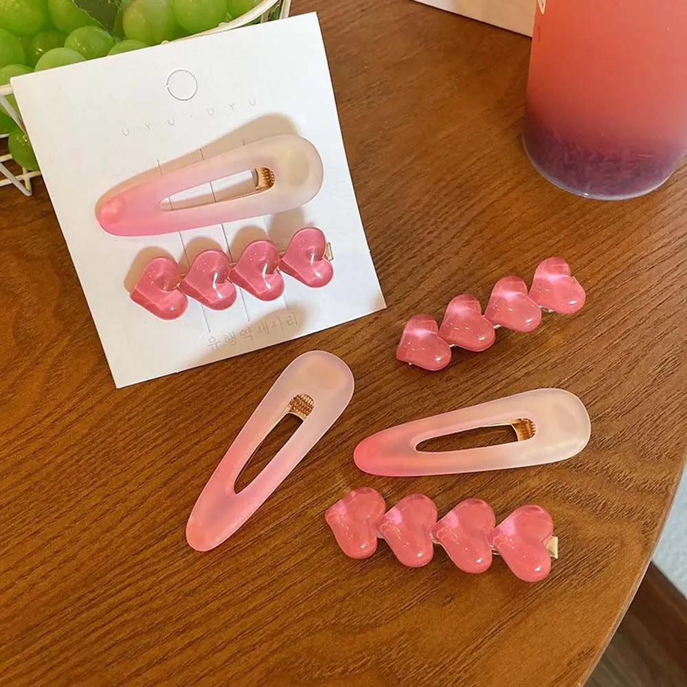 Hair Holder Hair Accessories Girls Gift Acrylic Heart Hairpin Women's Hair Clip Side Hair Grab Korean Style Barrette
Hair Holder Hair Accessories Girls Gift Acrylic Heart Hairpin Women's Hair Clip Side Hair Grab Korean Style Barrette