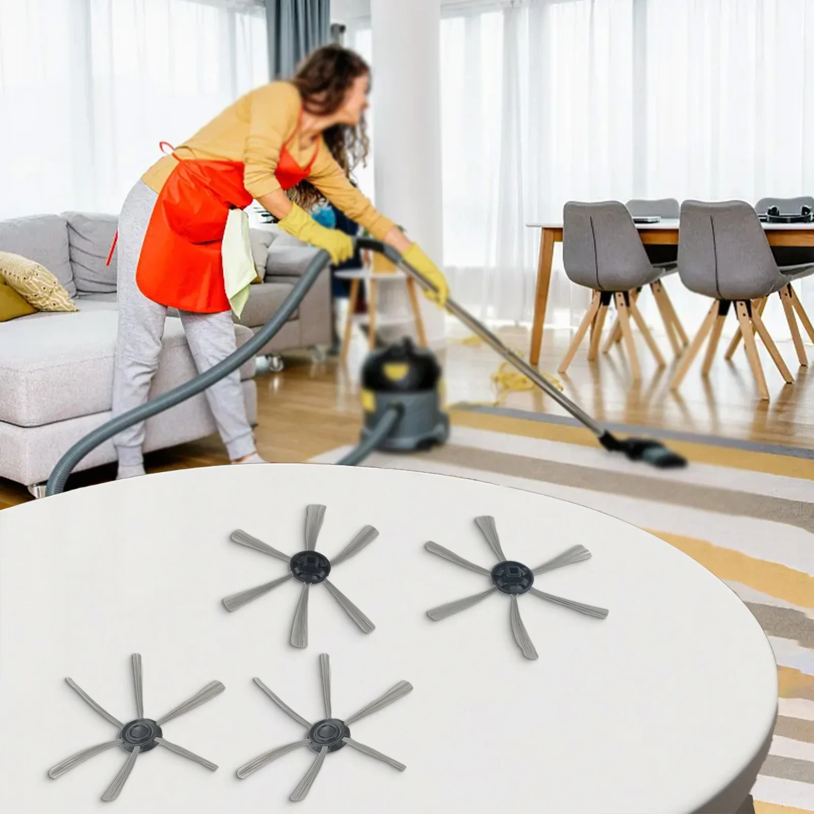 Quality Side Brushes For MULTILASER HO041, WAP W100 Vacuum Cleaner, Improved Cleaning Performance, Long Lasting Durability
Quality Side Brushes For MULTILASER HO041, WAP W100 Vacuum Cleaner, Improved Cleaning Performance, Long Lasting Durability