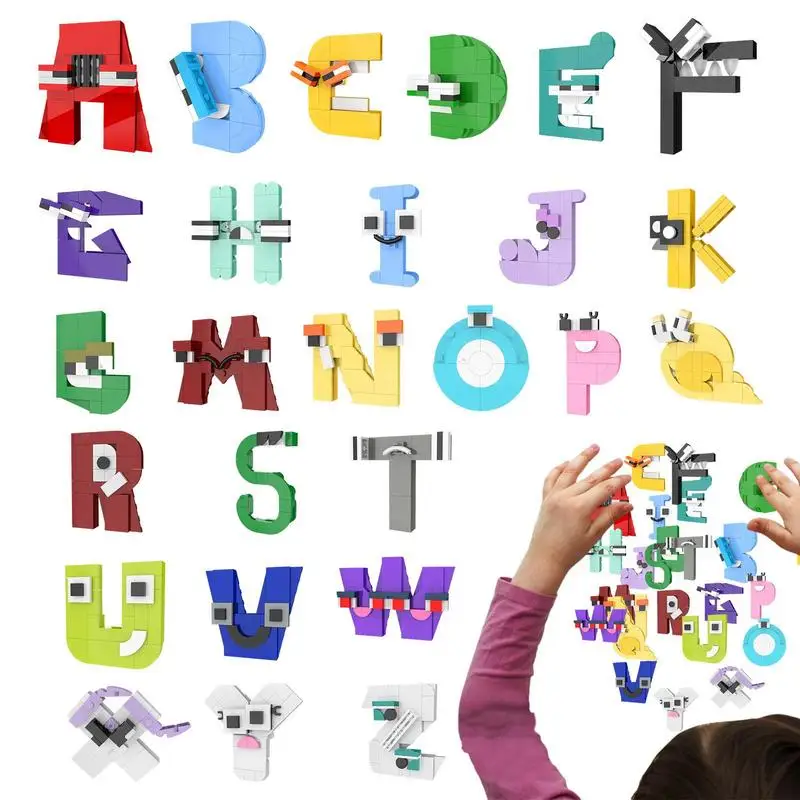 26 Letters Legend Action Figures 26 Letters Learning Model Alphabet Knowledge Building Bricks For Kids Logic Game STEM Education
26 Letters Legend Action Figures 26 Letters Learning Model Alphabet Knowledge Building Bricks For Kids Logic Game STEM Education