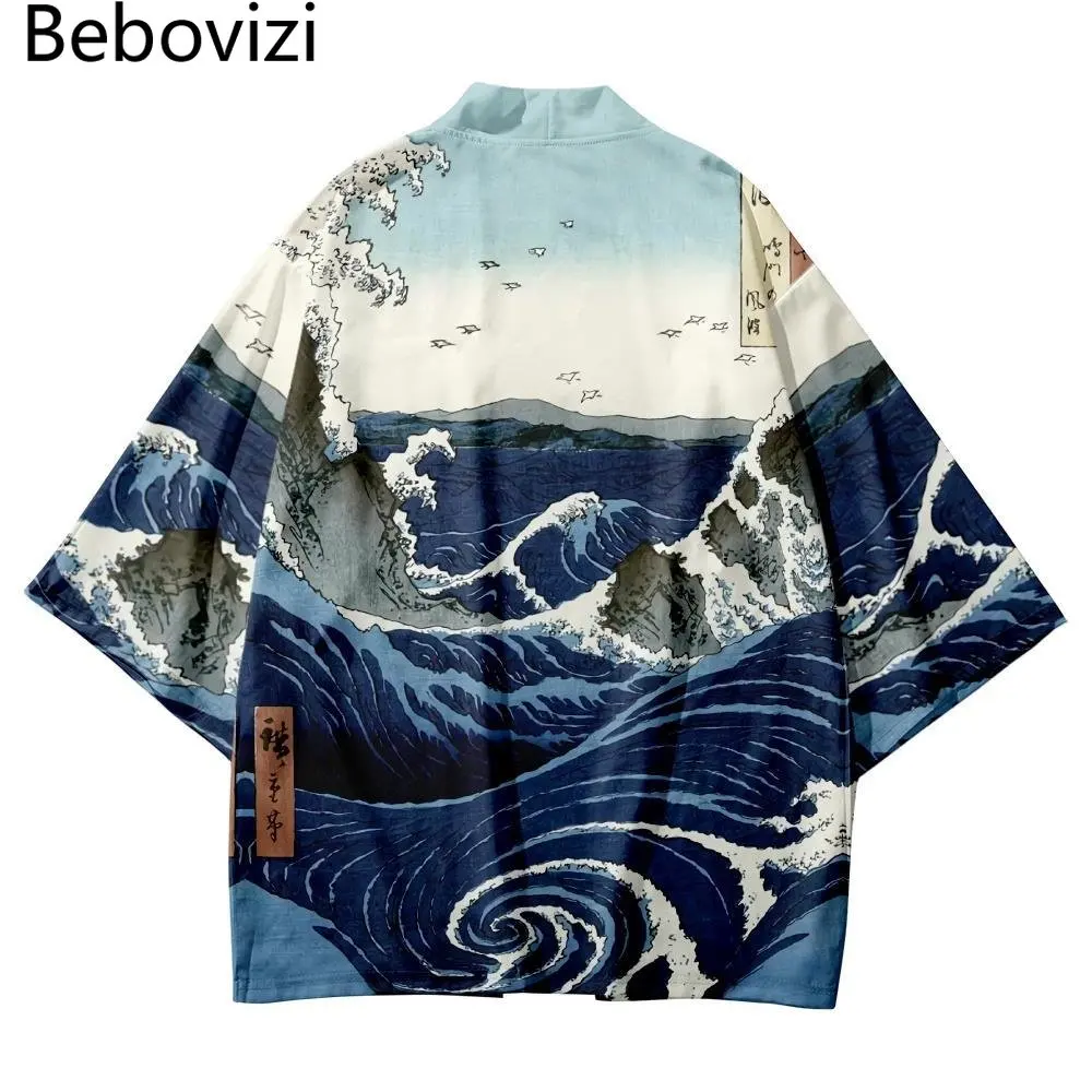 Женское и мужское уличное пляжное кимоно, размера плюс 5XL 6XL, повседневные хаори рубашки, традиционное японское кимоно с волнистым принтом
Женское и мужское уличное пляжное кимоно, размера плюс 5XL 6XL, повседневные хаори рубашки, традиционное японское кимоно с волнистым принтом
