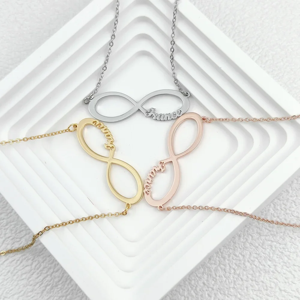 Customize Infinite 1~2 Name Necklace for Women Personalized Summer Stainless Steel Custom Choker Chain Jewelry Friend Gift
Customize Infinite 1~2 Name Necklace for Women Personalized Summer Stainless Steel Custom Choker Chain Jewelry Friend Gift