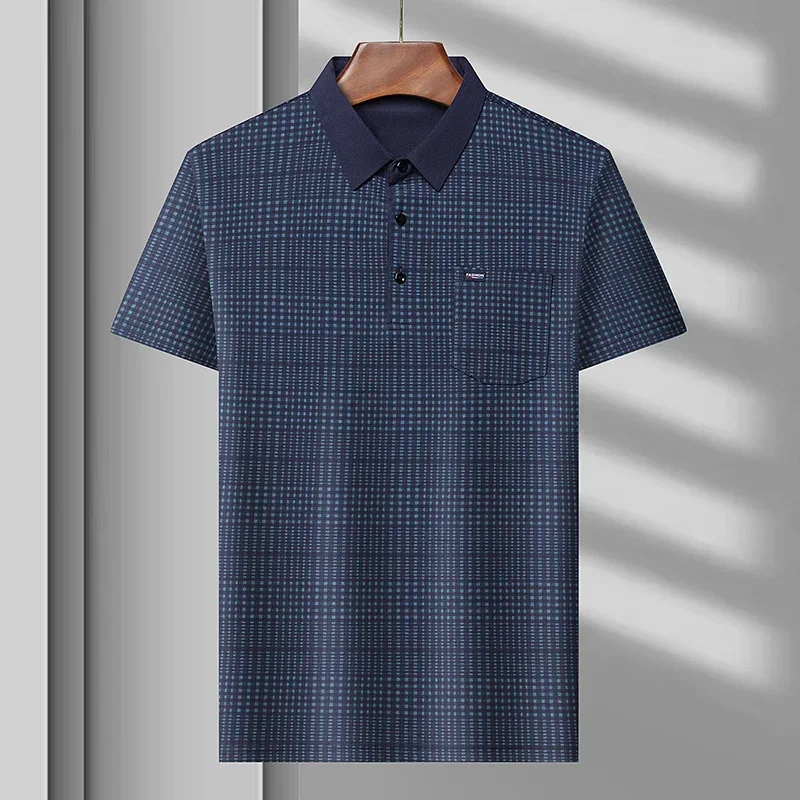 Summer Short Sleeved T-shirt for Men's Trendy and Versatile Slim Fit Breathable POLO Shirt Top
Summer Short Sleeved T-shirt for Men's Trendy and Versatile Slim Fit Breathable POLO Shirt Top
