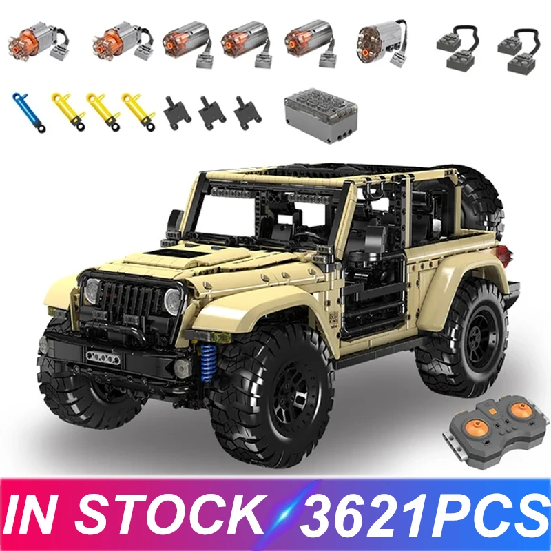 Mould King 13184 Technical Car Toys The APP/RC Motorized Wrangler SUV Car Model Building Block Brick Kids Christmas Gift
Mould King 13184 Technical Car Toys The APP/RC Motorized Wrangler SUV Car Model Building Block Brick Kids Christmas Gift