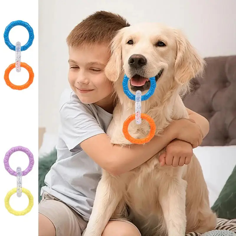 Dog Pull Toy Indestructible Rings Cat Exercise Equipment Teeth-Resistant Bite-Resistant Ferrule Pet Toy Tough Chew Toys for play 
Dog Pull Toy Indestructible Rings Cat Exercise Equipment Teeth-Resistant Bite-Resistant Ferrule Pet Toy Tough Chew Toys for play