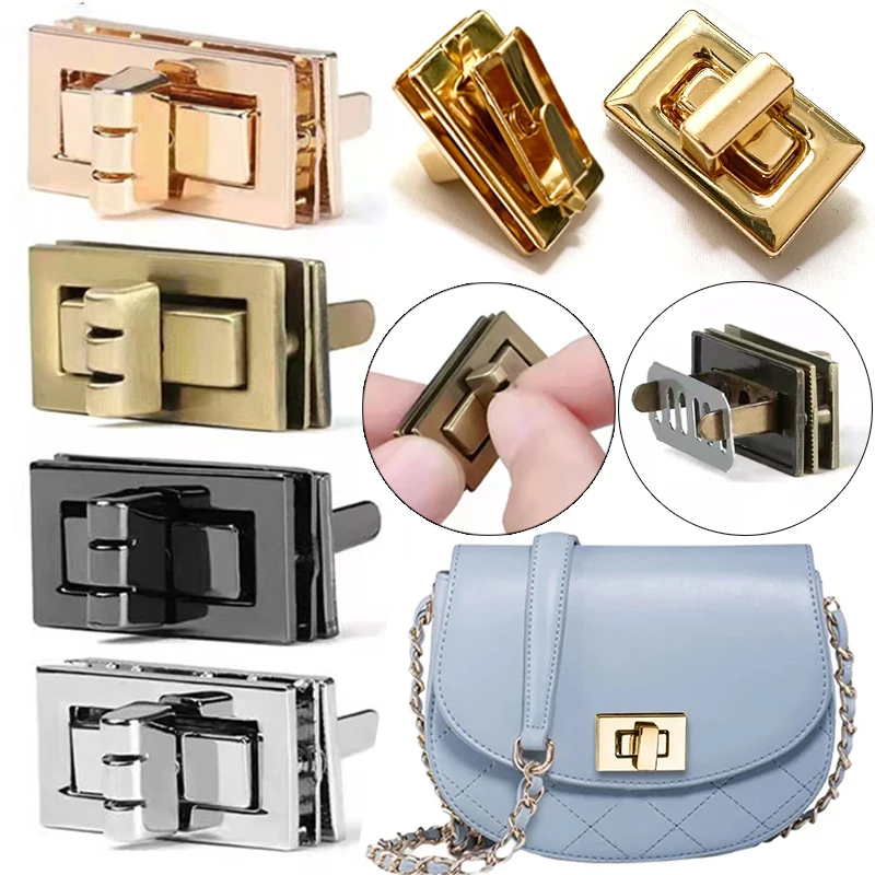 

1/5pcs Metal Locks Bag Clasp Catch Buckles for Handbags Shoulder Bags Purse Totes Closures Snap Clasps DIY Craft Bag Accessories