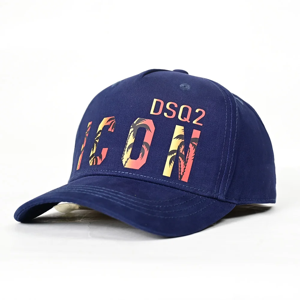 

6colors Unisex DSQ2 hats fashion sports icon letters embroidery baseball hat sunscreen tide cap Breathable cotton