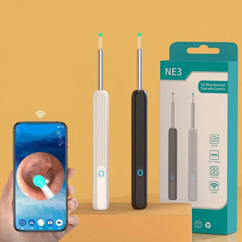Smart Visual Ear Picking Spoon Wireless Smartphone Ear Picking Tool Endoscope Picker Tool Wax Removal Tool
Smart Visual Ear Picking Spoon Wireless Smartphone Ear Picking Tool Endoscope Picker Tool Wax Removal Tool
