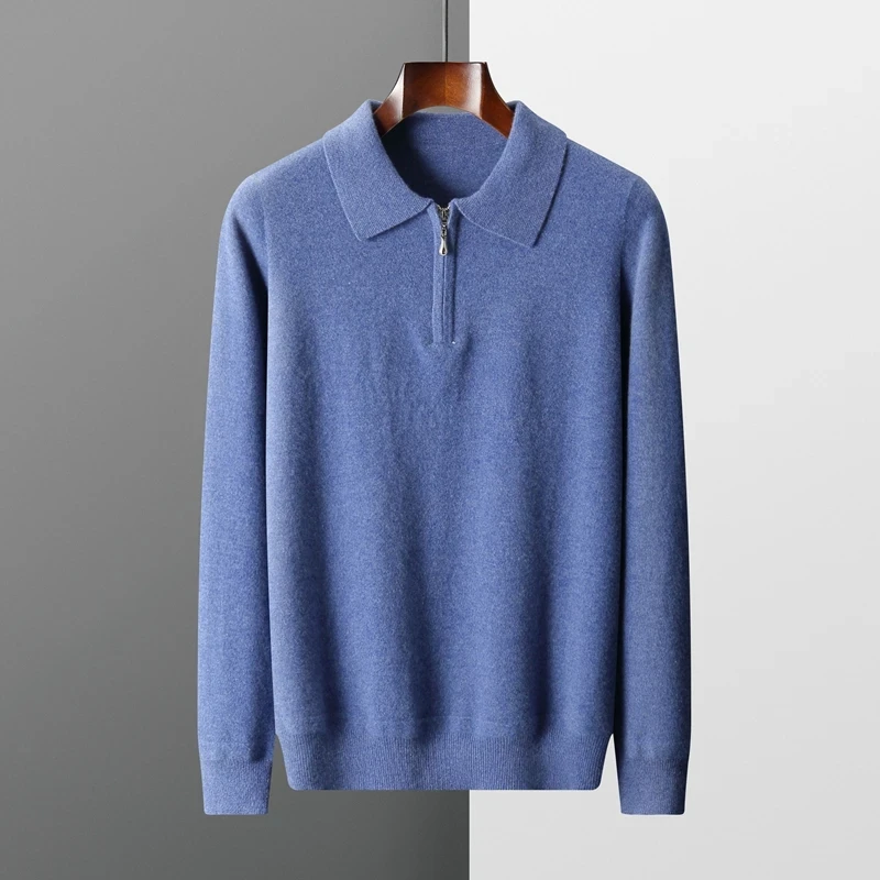 Men's Cashmere Sweater, 100% Merino Wool, Casual Pullover, Loose POLO Knitted Bottom Shirt, Jacket, Autumn and Winter, New
Men's Cashmere Sweater, 100% Merino Wool, Casual Pullover, Loose POLO Knitted Bottom Shirt, Jacket, Autumn and Winter, New