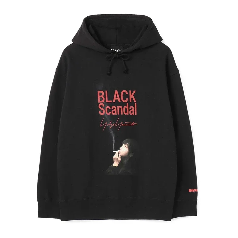 

Yohji Yamamoto Cotton Men's Casual Hoodies Japan Autumn Ueda Sparrow Building Block Bear Printed Women's Pullover Sweatshirts