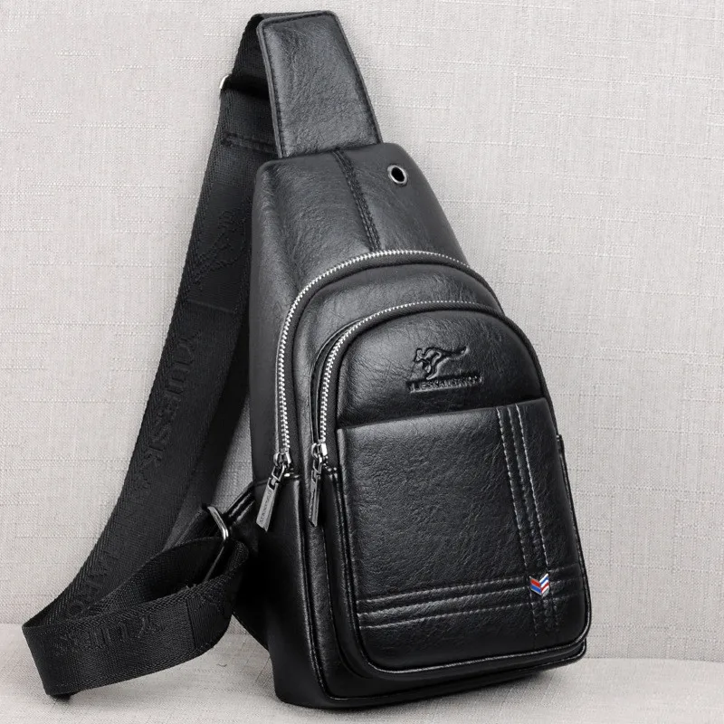 Fashion Leather Men's Chest Bag Casual Business Messenger Bag Outdoor Man Crossbody Bag Large Capacity Sling Bag
Fashion Leather Men's Chest Bag Casual Business Messenger Bag Outdoor Man Crossbody Bag Large Capacity Sling Bag