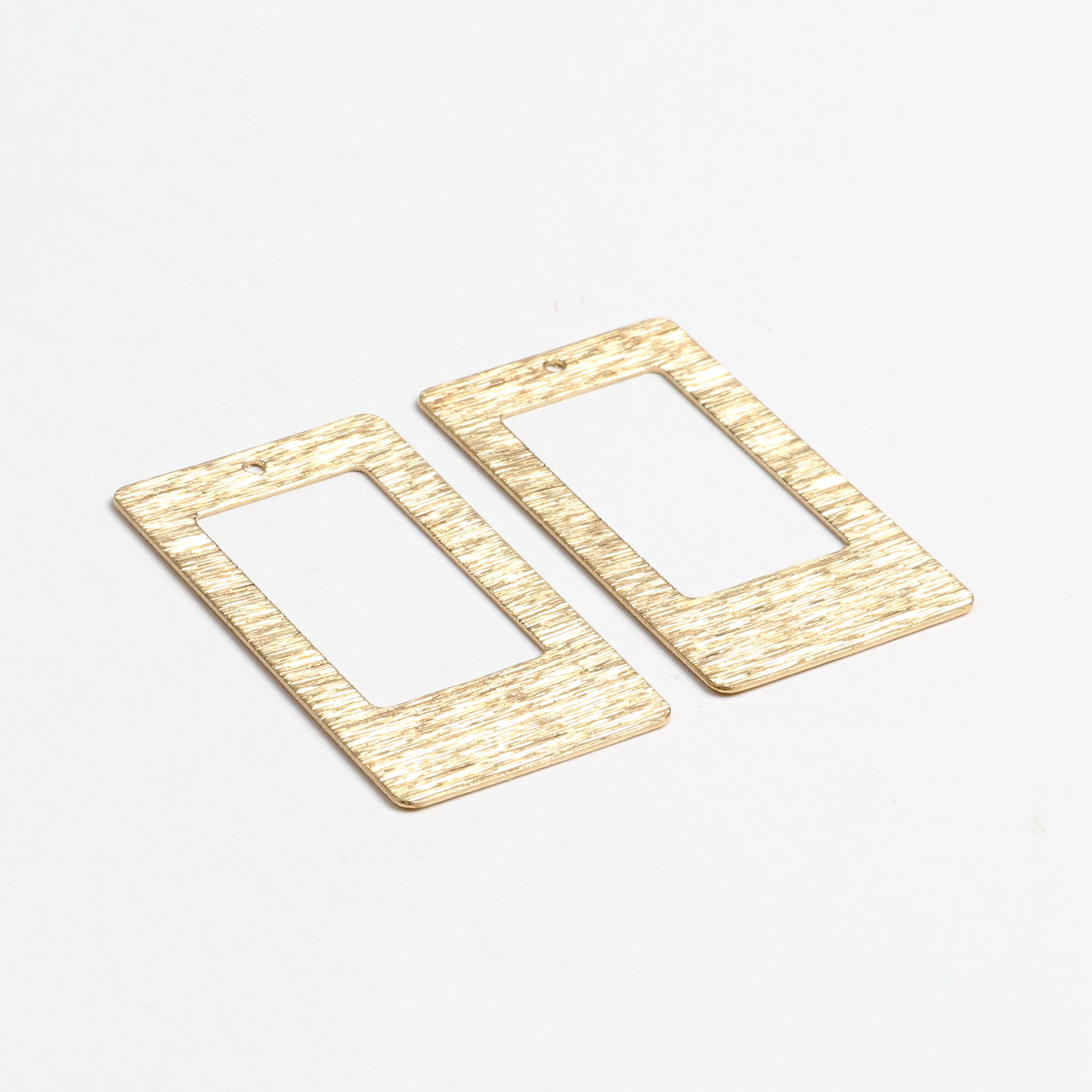 

Brass Geometric Charms, Raw Brass Earrings Findings,Textured Pendant,Rectangle Shaped Earrings Brass Charm,40x22mm-RB1397