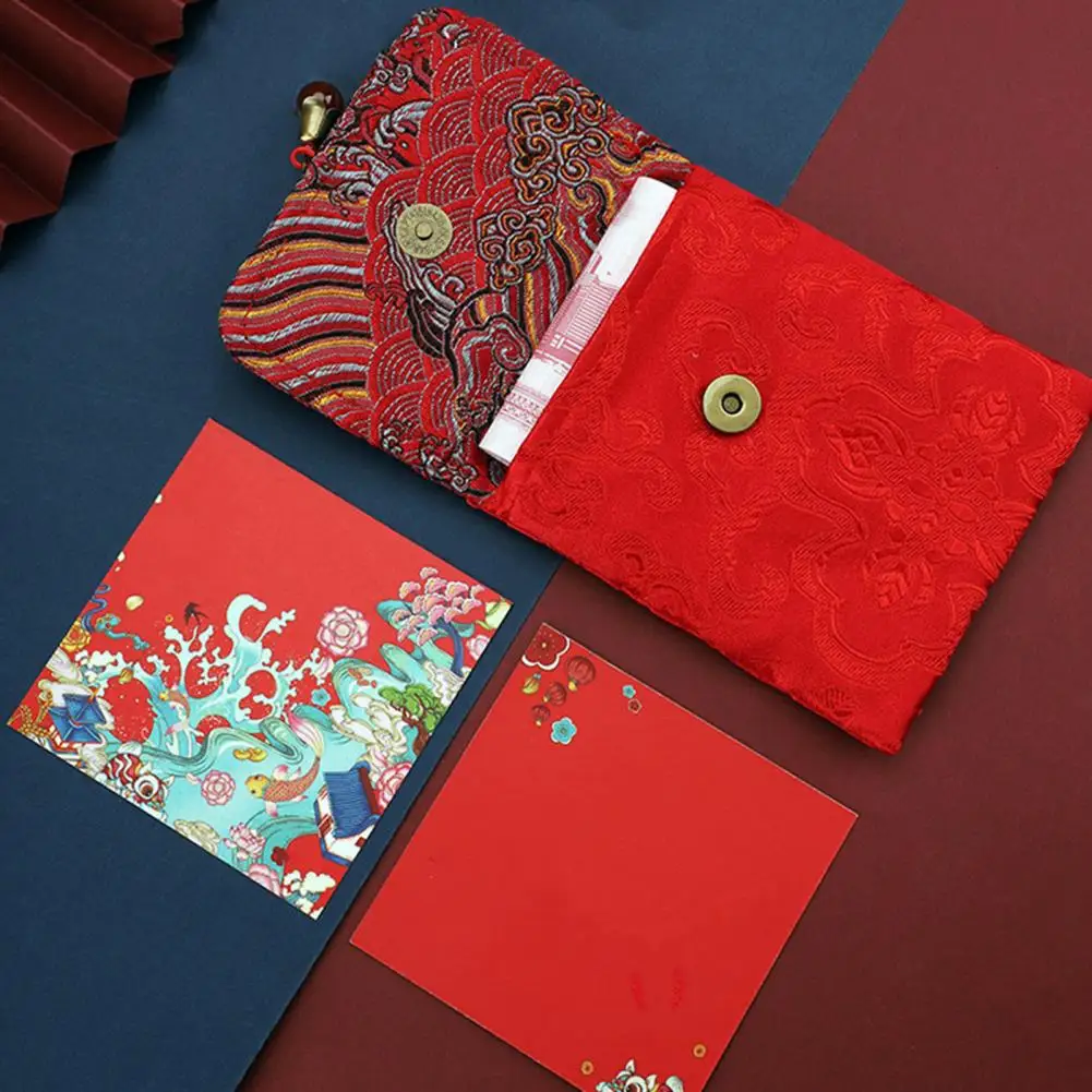 Chinese Knot Silk Pattern Elegant Oriental Charm Chinese Silk Red Envelope Bag for Weddings New Year's Celebrations Traditional
Chinese Knot Silk Pattern Elegant Oriental Charm Chinese Silk Red Envelope Bag for Weddings New Year's Celebrations Traditional