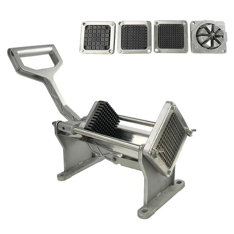Manual Heavy Duty French Fry Cutter, Potato Cutter ,Potato Slicer,potato Wedge Machine 4pc(7mm,10mm,14mm Flower Knife)
Manual Heavy Duty French Fry Cutter, Potato Cutter ,Potato Slicer,potato Wedge Machine 4pc(7mm,10mm,14mm Flower Knife)