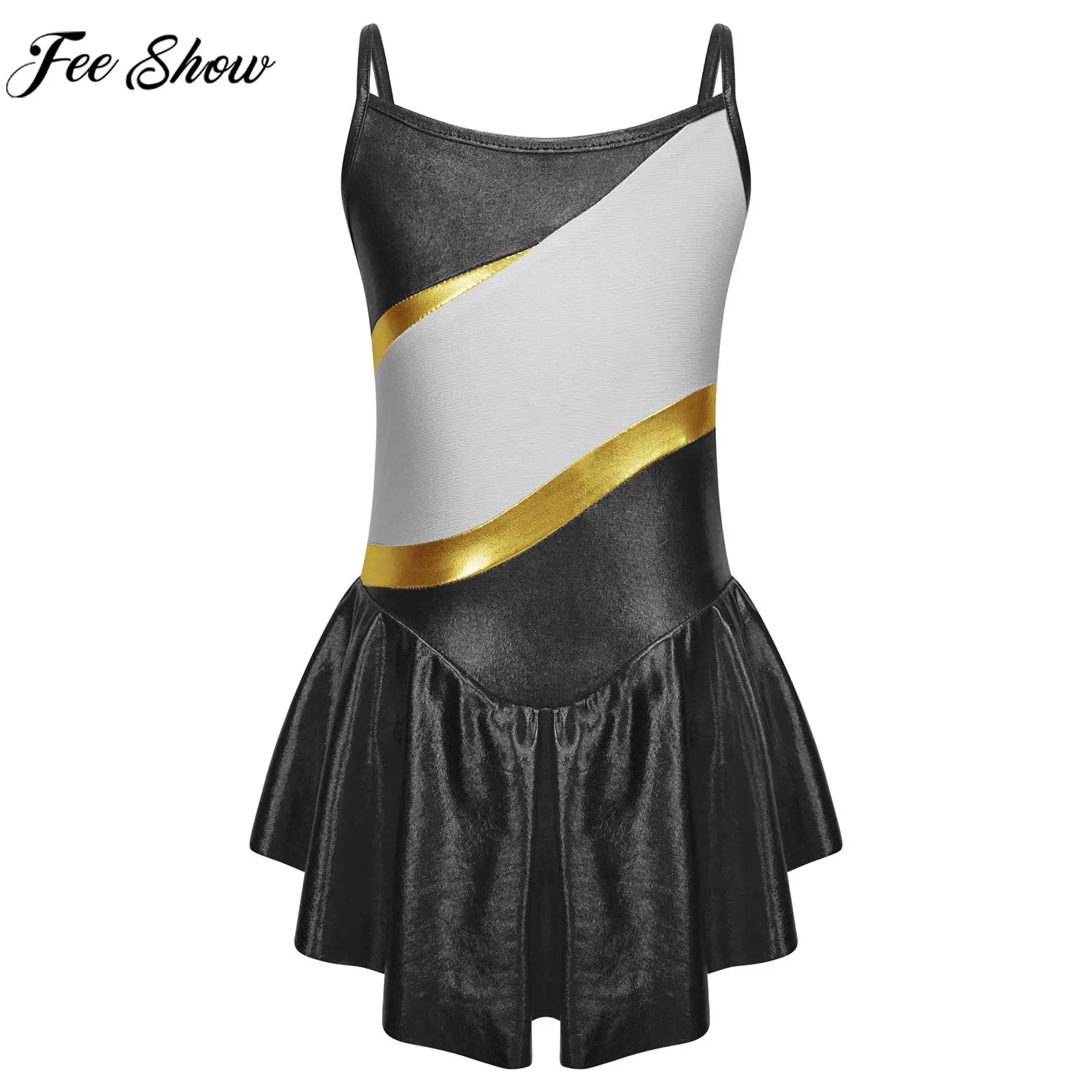 Girls Ballet Dance Dress Skating Gymnastics Jazz Dance Stage Perdormance Costume Sleeveless Contrast Color Leotard Dancewear
Girls Ballet Dance Dress Skating Gymnastics Jazz Dance Stage Perdormance Costume Sleeveless Contrast Color Leotard Dancewear