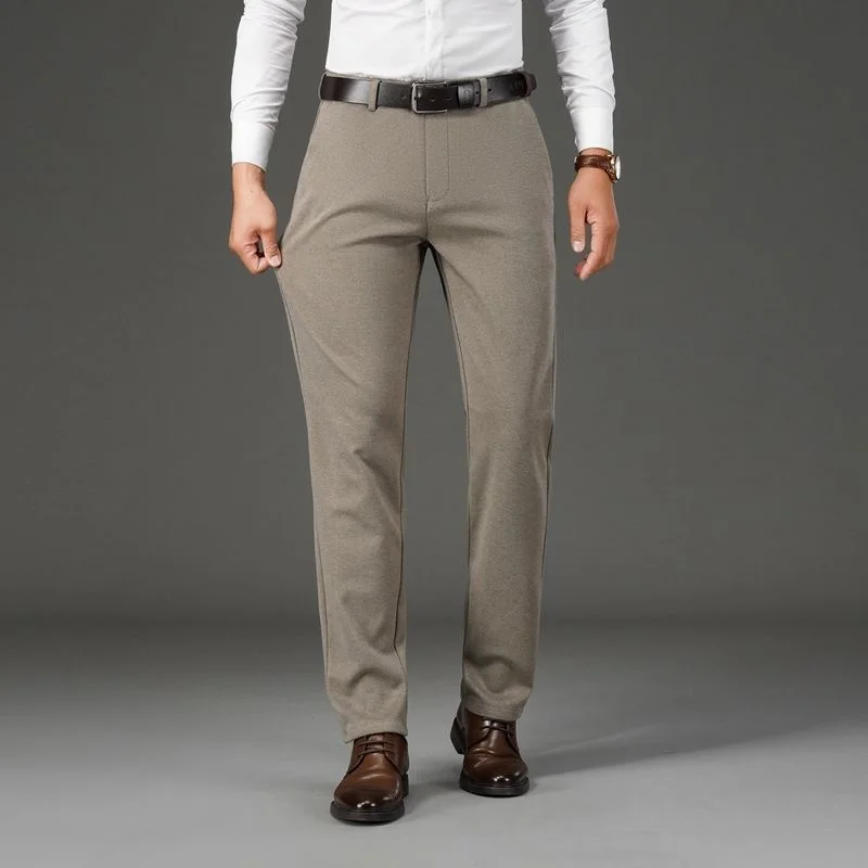 Autumn and Winter New Brushed Twill Elastic Casual Pants Men's Straight Slim Fit Non Iron Long
Autumn and Winter New Brushed Twill Elastic Casual Pants Men's Straight Slim Fit Non Iron Long