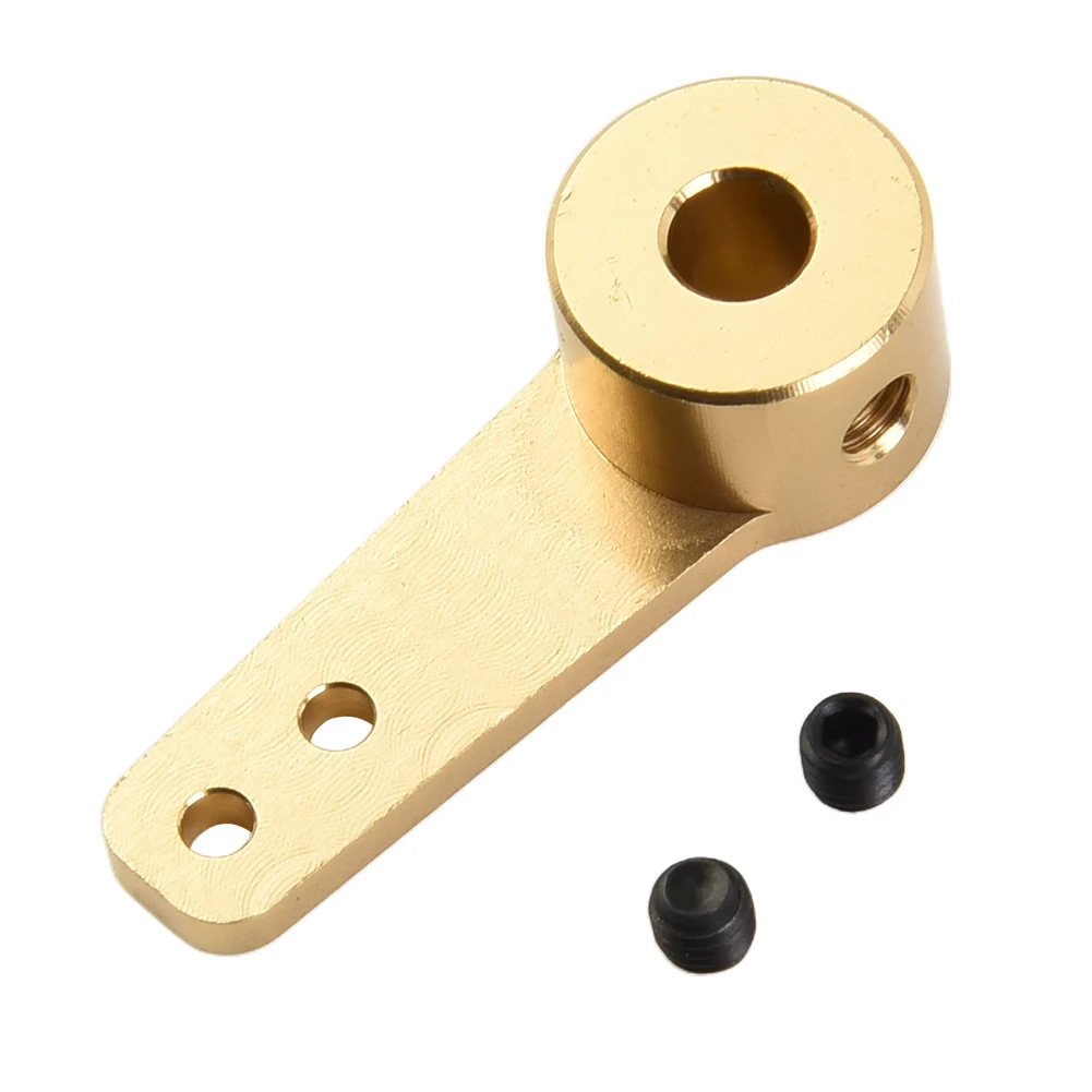 Single SteeringArm Tiller 1 Pc 3.1/4.1/5.1MM Aluminum Alloy Arms Boat Car For RC Model Gold Parts Rudder Screw
Single SteeringArm Tiller 1 Pc 3.1/4.1/5.1MM Aluminum Alloy Arms Boat Car For RC Model Gold Parts Rudder Screw