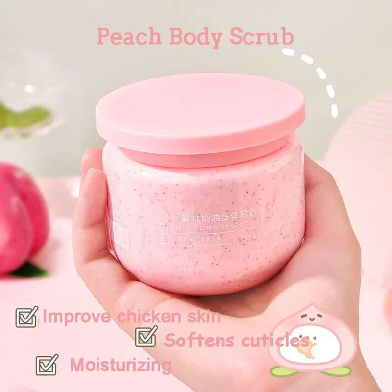 2024 New Body Care 350g Peach Ice Cream Texture Body Scrub Deep Cleansing Softening Horny Moisturizing Bath Scrub Two-in-one
2024 New Body Care 350g Peach Ice Cream Texture Body Scrub Deep Cleansing Softening Horny Moisturizing Bath Scrub Two-in-one