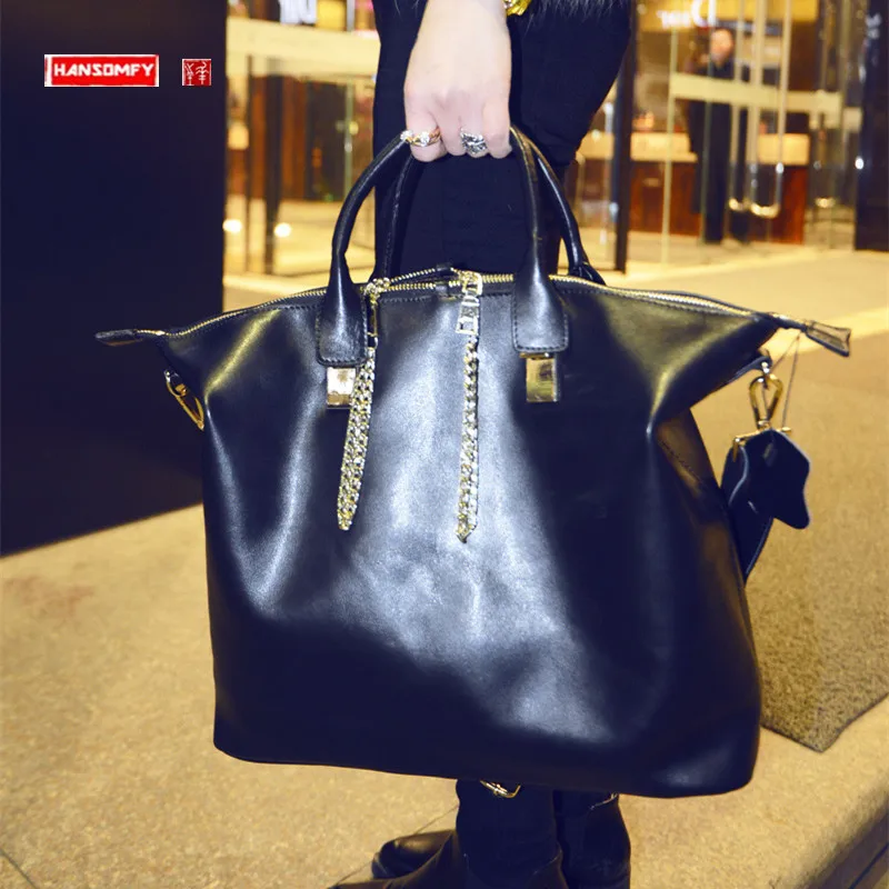 2022 Fashion Genuine Leather Women's Bag Cowhide Portable Big Handbags Simple Shoulder Messenger Bag New Soft Leather Tote Bags
2022 Fashion Genuine Leather Women's Bag Cowhide Portable Big Handbags Simple Shoulder Messenger Bag New Soft Leather Tote Bags