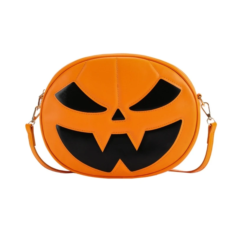 

Halloween Pumpkin Crossbody Bag for Women Halloween Themed Crossbody Purse Shoulder Bag Purse Phone Wallet Purse