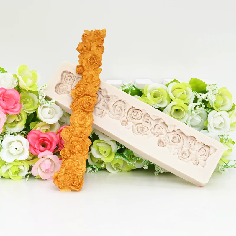 Rose Rim Resin Silicone Mold Kitchen Baking Decoration Tool DIY Flower Chocolate Cake Dessert Fondant Moulds Lace Accessories
Rose Rim Resin Silicone Mold Kitchen Baking Decoration Tool DIY Flower Chocolate Cake Dessert Fondant Moulds Lace Accessories