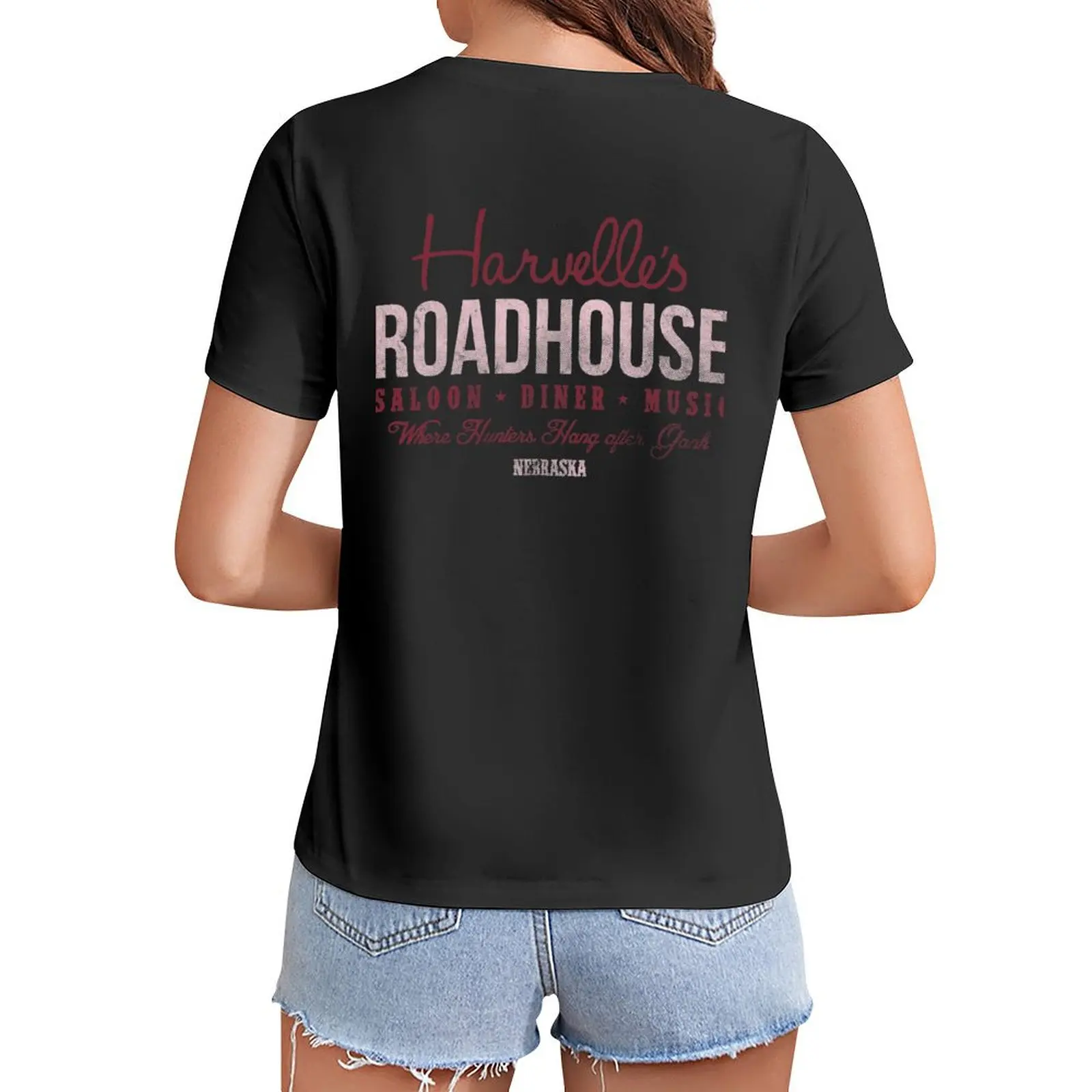 Harvelle's Roadhouse T-Shirt customs design your own vintage animal prinfor cute tops luxury designer clothing Women 
Harvelle's Roadhouse T-Shirt customs design your own vintage animal prinfor cute tops luxury designer clothing Women