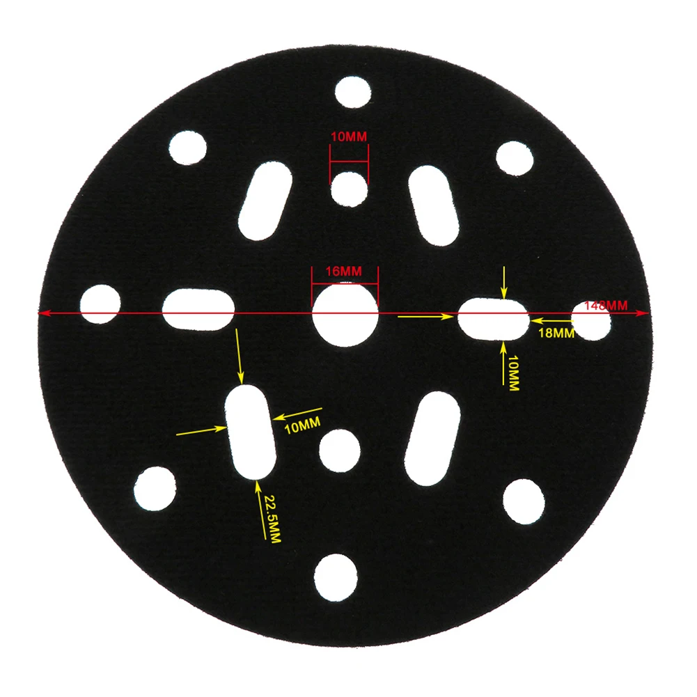 Garden Protection Disc Back-up Flocking Power Tool Parts Protecting Pad Sanding Discs Equipment Workshop Black
Garden Protection Disc Back-up Flocking Power Tool Parts Protecting Pad Sanding Discs Equipment Workshop Black