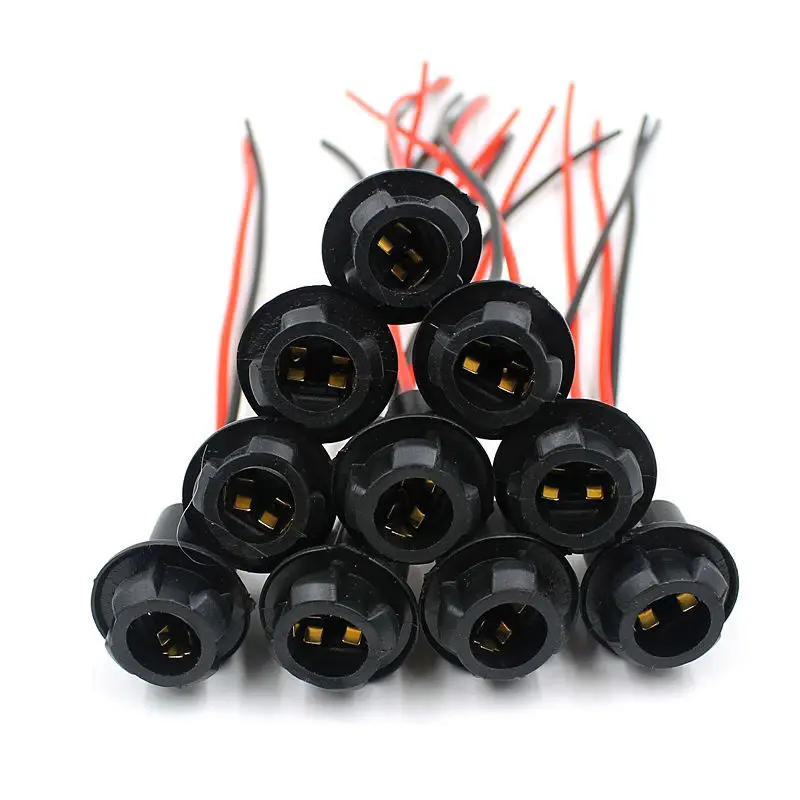 10pcs T10 Auto Car Bulb Socket Connector Extension LED Wedge Light Base W5W 168 194 For Car Truck Boat Accessories
10pcs T10 Auto Car Bulb Socket Connector Extension LED Wedge Light Base W5W 168 194 For Car Truck Boat Accessories