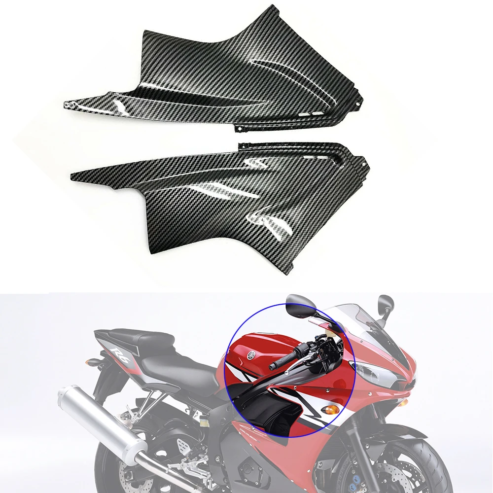 For YAMAHA YZF R6 YZFR6 YZF-R6 2003-2005 Motorcycle ABS Carbon Fiber Side Air Duct Cover Fairing Insert Bracket Fairing Cowling 
For YAMAHA YZF R6 YZFR6 YZF-R6 2003-2005 Motorcycle ABS Carbon Fiber Side Air Duct Cover Fairing Insert Bracket Fairing Cowling