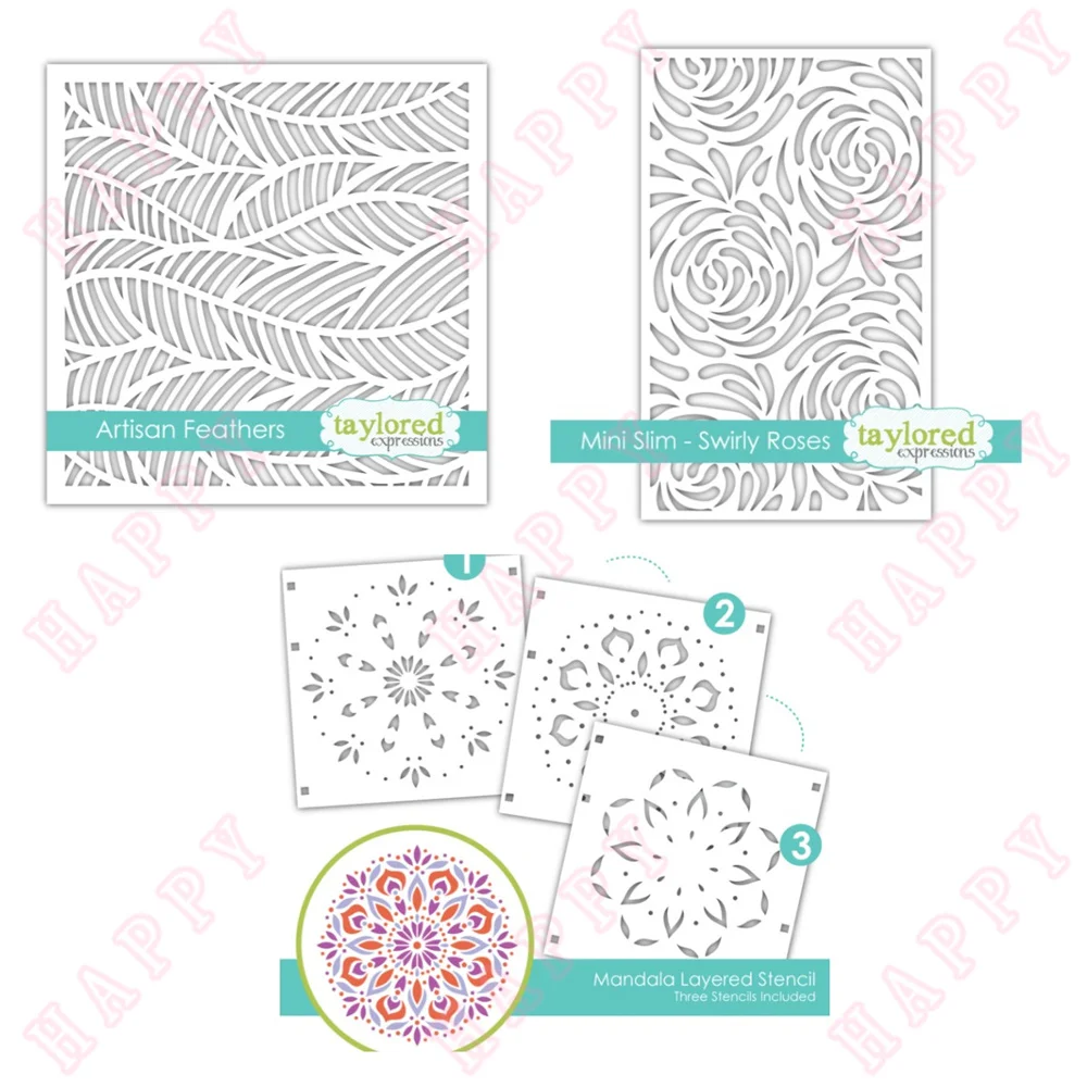 Plastic Stencils Rose Feathered Mandala DIY Scrapbooking Envelope Diary Photo Album Paper Cards Decorative Craft Embossing Mould
Plastic Stencils Rose Feathered Mandala DIY Scrapbooking Envelope Diary Photo Album Paper Cards Decorative Craft Embossing Mould