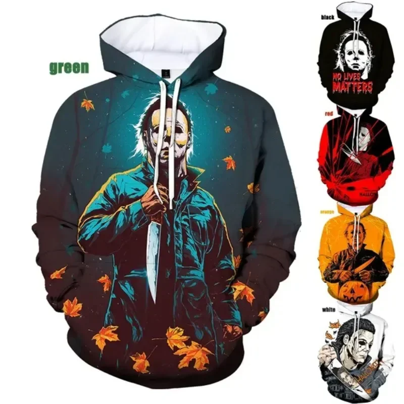 Хэллоуин, спортивная одежда с капюшоном с 3D принтом Майкла Майерса, мужская женская спортивная одежда с капюшоном, Качественная мужская одежда Haikyuu S-6XL
Хэллоуин, спортивная одежда с капюшоном с 3D принтом Майкла Майерса, мужская женская спортивная одежда с капюшоном, Качественная мужская одежда Haikyuu S-6XL
