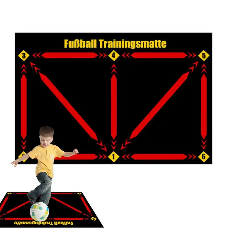 

Footstep Training Mat Soccer Non-Slip Soccer Footstep Trainer Mat Soccer Training Pace Ball Control Equipment Soccer Ball Master
