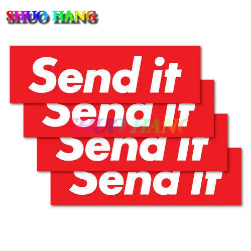 4 X Funny Send It Sticker Decals Vinyl Auto Accessories Window Trunk Racing Motorcycle Car Sticker Die Cut PVC
4 X Funny Send It Sticker Decals Vinyl Auto Accessories Window Trunk Racing Motorcycle Car Sticker Die Cut PVC