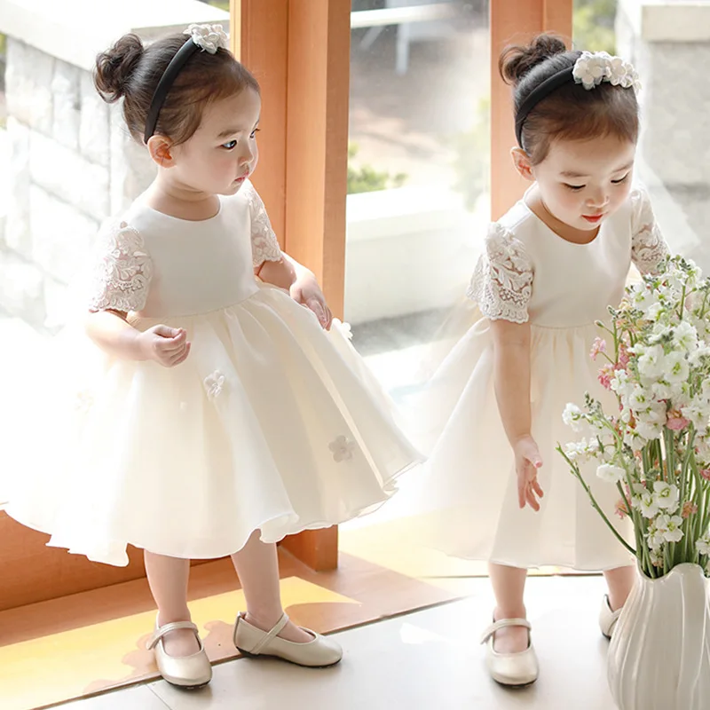 Baby Girl Flower Dress Kids Bridemaid Wedding Dresses For Children White Ball Gowns Girls Boutique Party Wear Elegant Frocks
Baby Girl Flower Dress Kids Bridemaid Wedding Dresses For Children White Ball Gowns Girls Boutique Party Wear Elegant Frocks