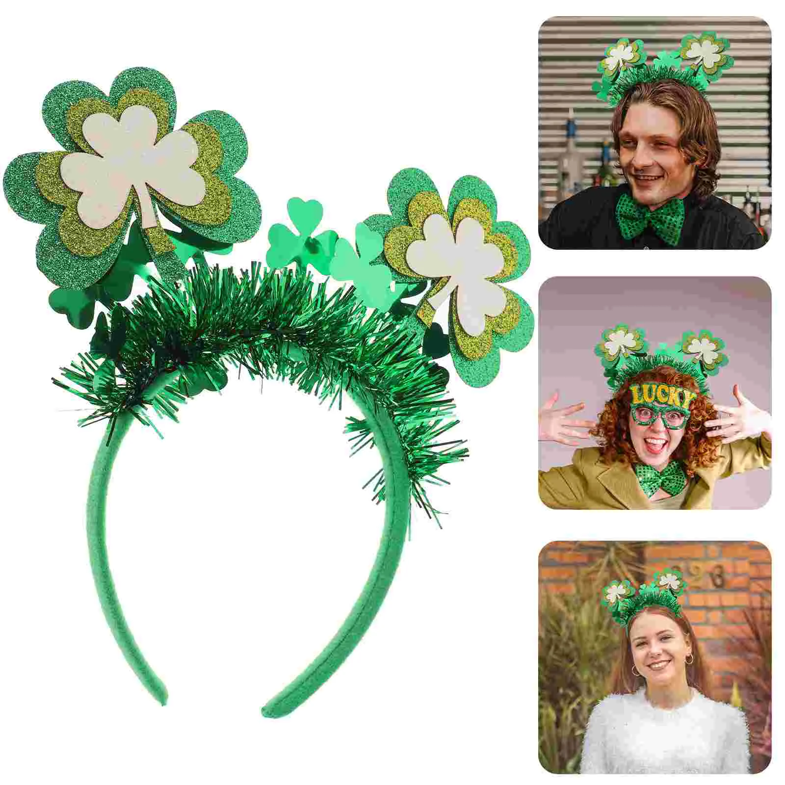 St Patrick's Headband Adults Women Hair Band Shamrock Head Band Cosplay Headband Party Supply
St Patrick's Headband Adults Women Hair Band Shamrock Head Band Cosplay Headband Party Supply