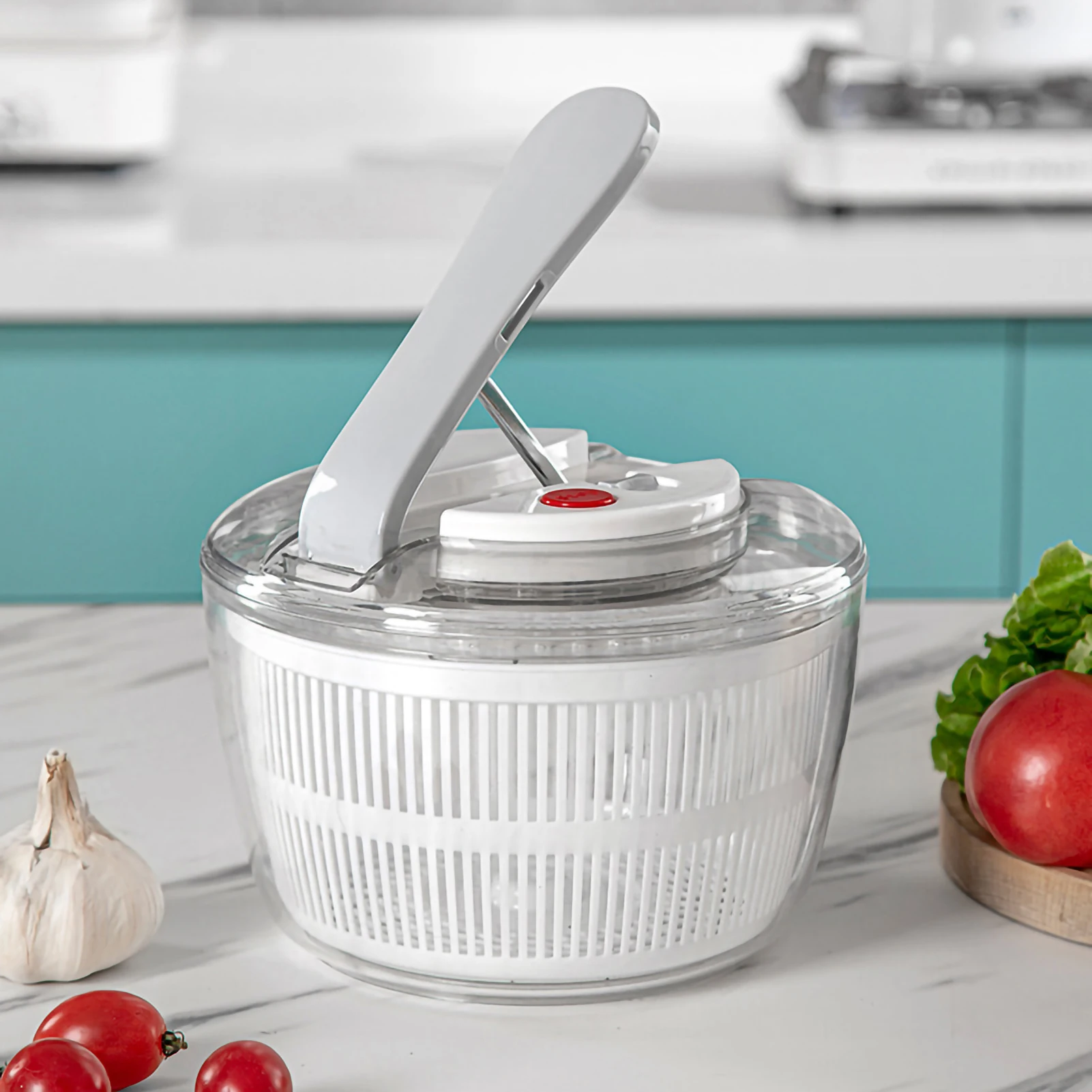 Manual Press Dehydrator Fruit & Vegetable Salad Dehydrator Multi-Functional Vegetable Dryer Fruit Washing Bowl Kitchen Gadgets
Manual Press Dehydrator Fruit & Vegetable Salad Dehydrator Multi-Functional Vegetable Dryer Fruit Washing Bowl Kitchen Gadgets