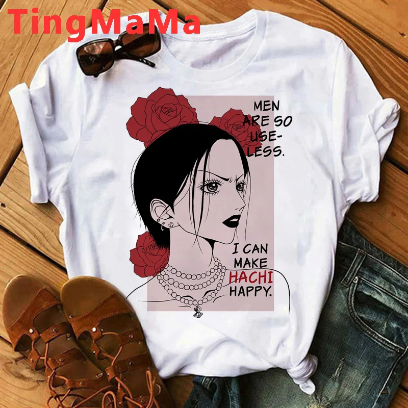 

Osaki Nana t shirt female print streetwear 2022 t-shirt clothes graphic tees women ulzzang