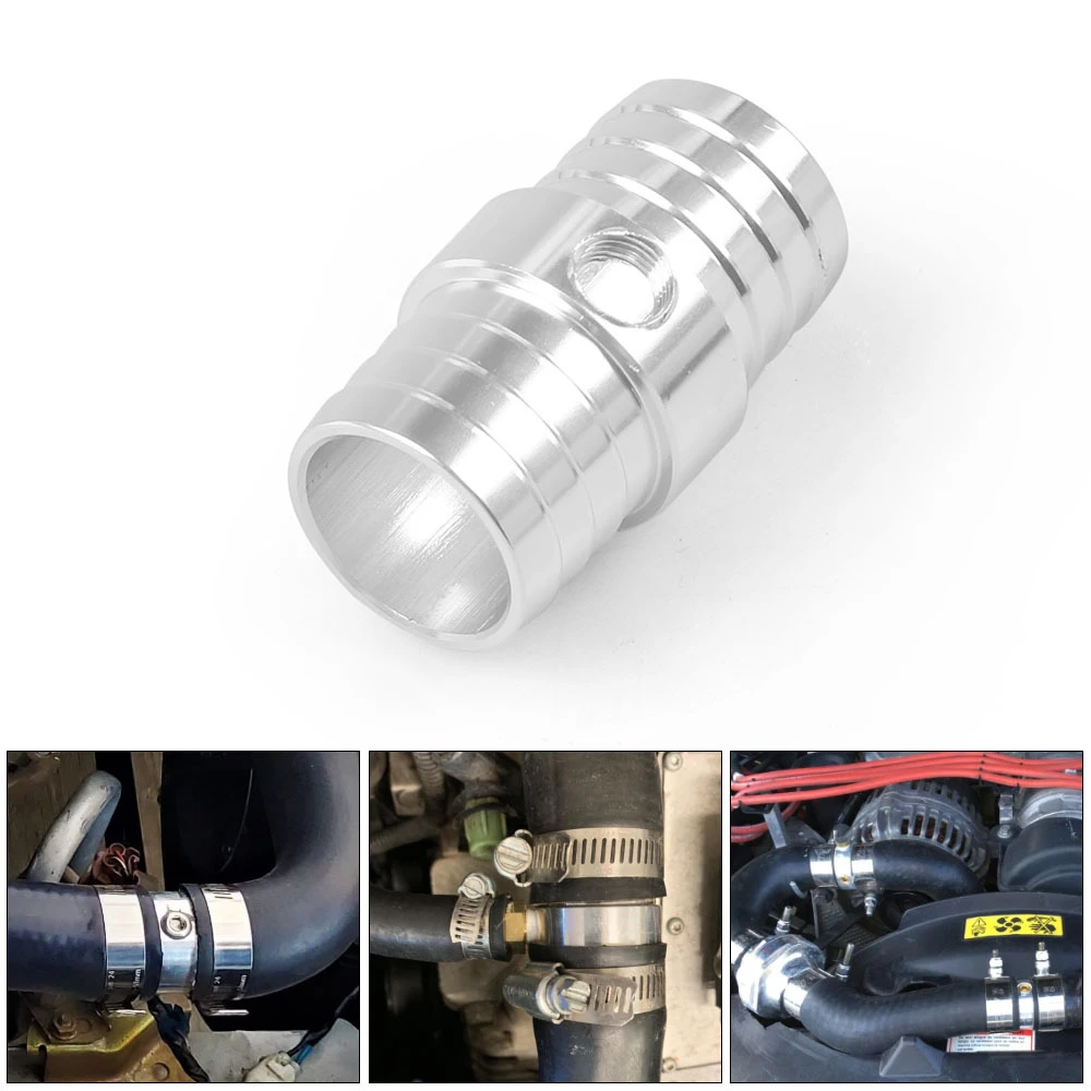 Radiator Hose Barb Coupler with 1/8" NPT Port 1-1/4" Steam Tube Adapter for LS Swap Steam/Coolant Crossover Splice Made Aluminum
Radiator Hose Barb Coupler with 1/8" NPT Port 1-1/4" Steam Tube Adapter for LS Swap Steam/Coolant Crossover Splice Made Aluminum