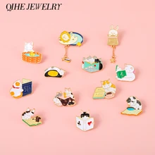 Cute Animal Enamel Pins Cat Reading Book Lion Rabbit Squirrel Brooches Badge Jacket Backpack Accessories Gift Women Men Jewelry
Cute Animal Enamel Pins Cat Reading Book Lion Rabbit Squirrel Brooches Badge Jacket Backpack Accessories Gift Women Men Jewelry