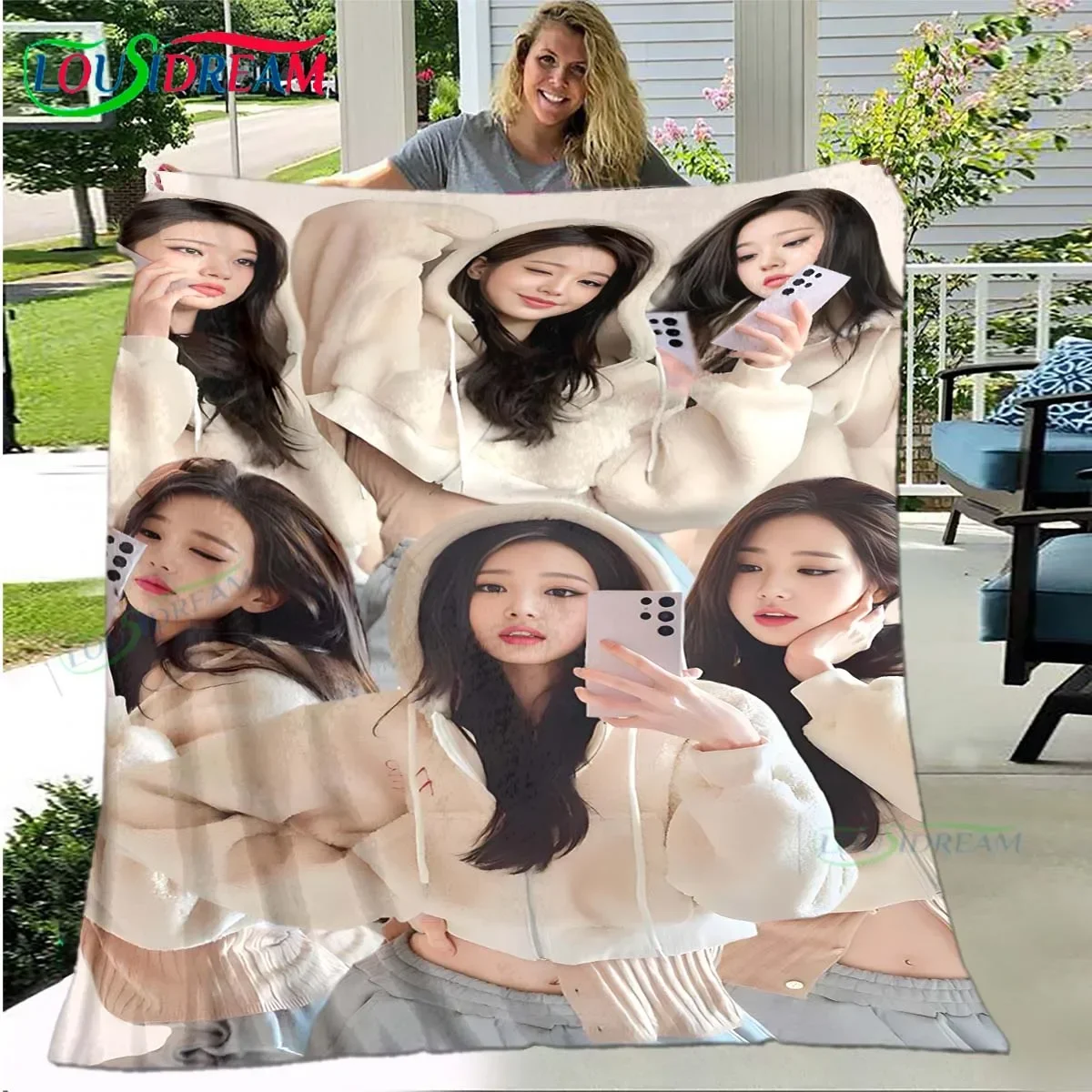 Korean Pop Girl W-wonyoung One Soft Blanket Sports Living Room Bedroom Sofa Bed Blanket Gift Travel Office Lunch Break Blanket
Korean Pop Girl W-wonyoung One Soft Blanket Sports Living Room Bedroom Sofa Bed Blanket Gift Travel Office Lunch Break Blanket