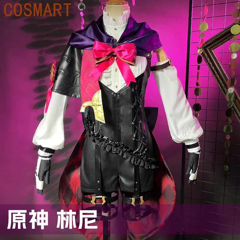 COSMART Genshin Impact Lyney Game Suit Lovely Gorgeous Uniform Cosplay Costume Halloween Party Role Play Outfit XS-XXL
COSMART Genshin Impact Lyney Game Suit Lovely Gorgeous Uniform Cosplay Costume Halloween Party Role Play Outfit XS-XXL