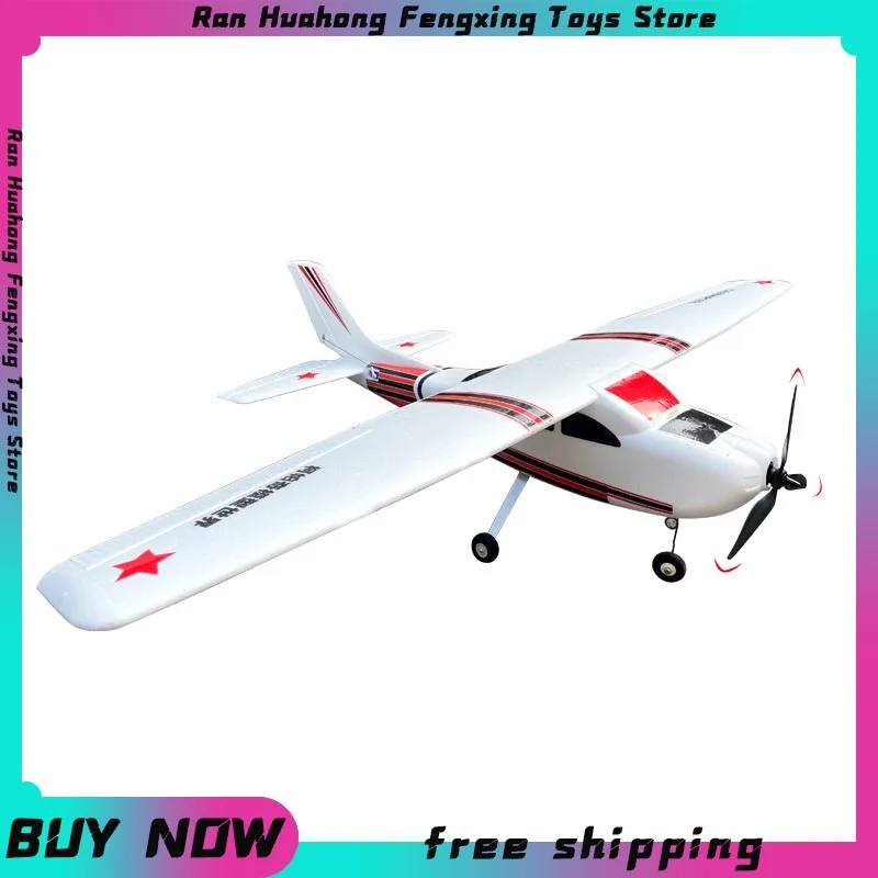 

New Cessna Plus Remote-Controlled Aircraft Model 182 Fixed Wing Model Trainer Aeroplane Rc Beginner Plane Wingspan Glider Toys