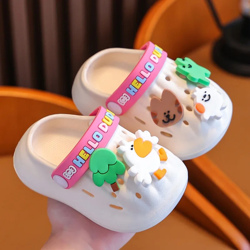 Summer New Children's Shoes Cold Slippers Indoor Non -slip and Soft Bottom Comfort Cute Baby Hole Shoes Boys Girls Home Slippers 
Summer New Children's Shoes Cold Slippers Indoor Non -slip and Soft Bottom Comfort Cute Baby Hole Shoes Boys Girls Home Slippers