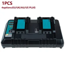 Double Li-ion Battery Charger For MAK 4A Charging Current 14.4V 18V BL1830 BL1815 Bl1430 BL1420 BL1415 DC18RC Power Tool
Double Li-ion Battery Charger For MAK 4A Charging Current 14.4V 18V BL1830 BL1815 Bl1430 BL1420 BL1415 DC18RC Power Tool